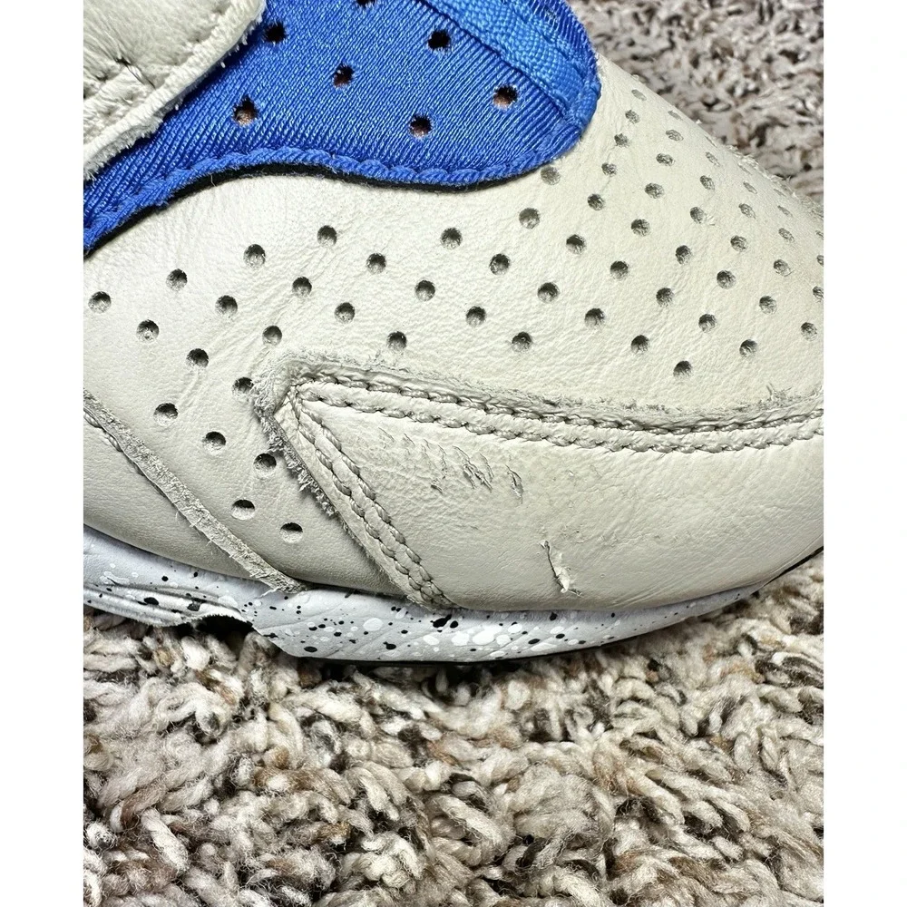 Nike Air Huarache OG Mowabb Men's Size 5 Tan Hyper Royal Running Athletic Shoes